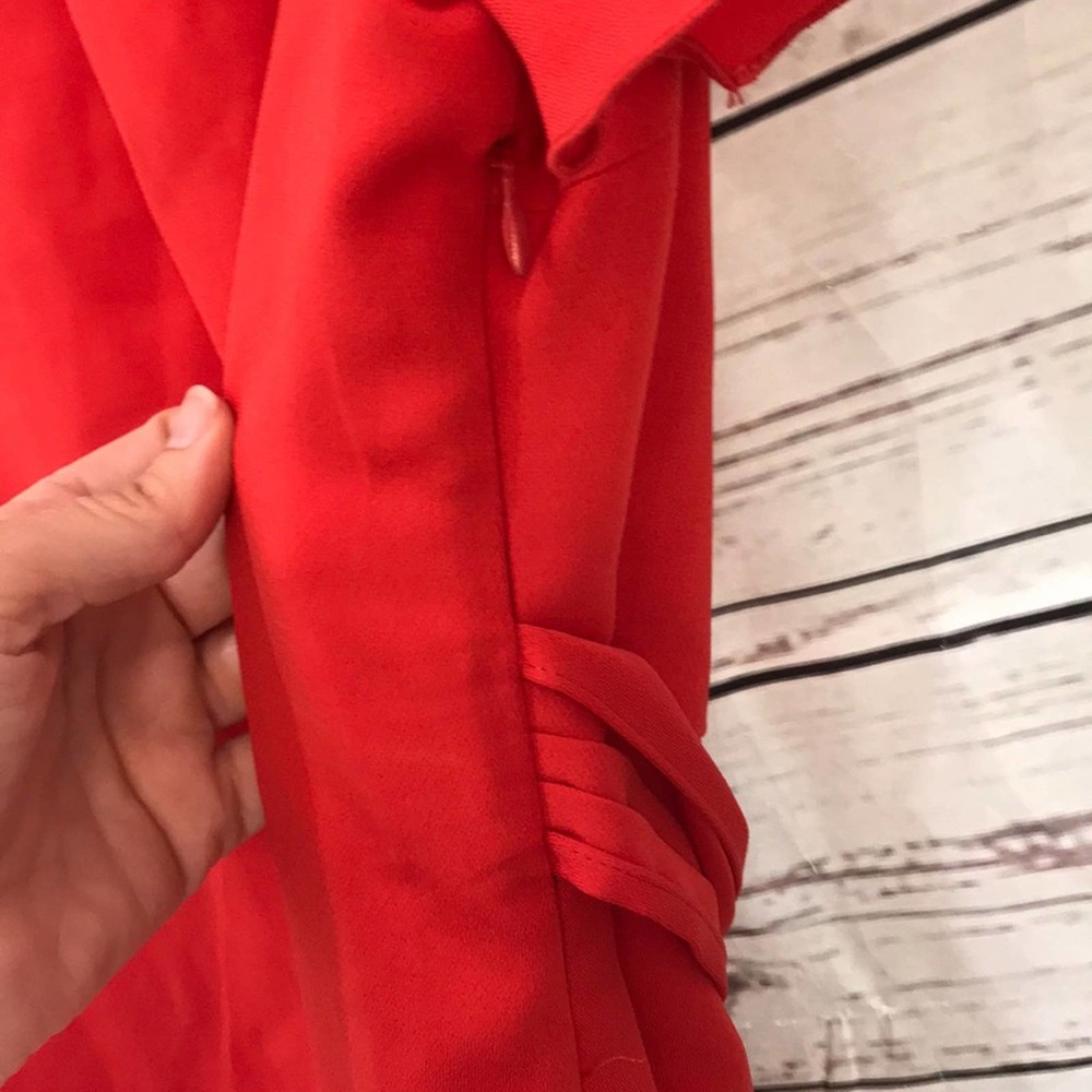 Zara Basics Red Blouse - image 5
